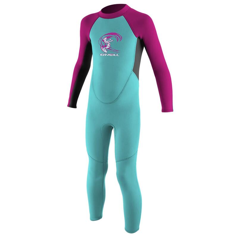 Combinaison de Surf 2mm Zip Dos Reactor - bleu / Berry - Enfant