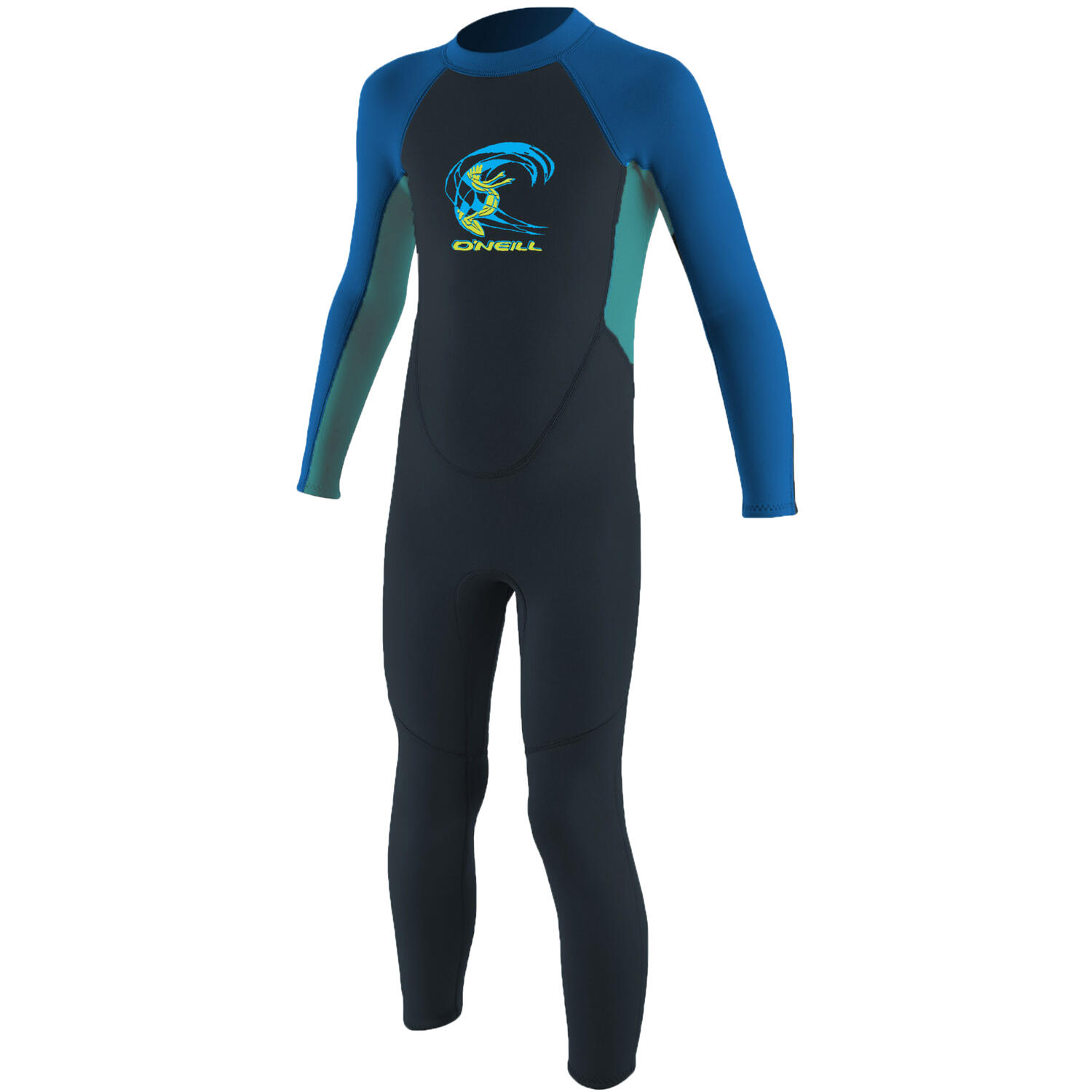 O'Neill - Mousse De Natation Pour Enfants O'Neill Toddler Reactor-2 2mm - Combinaison De Surf - Bleu|noir - 3 - Decathlon