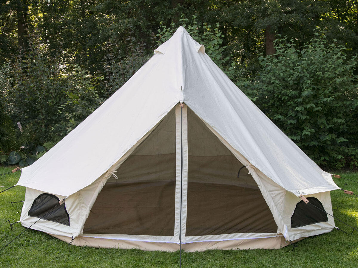 Tente Tipi 8-10 Personnes Skandika - Coton Imperméable 4000mm | Yourte De Glamping Ou Festival