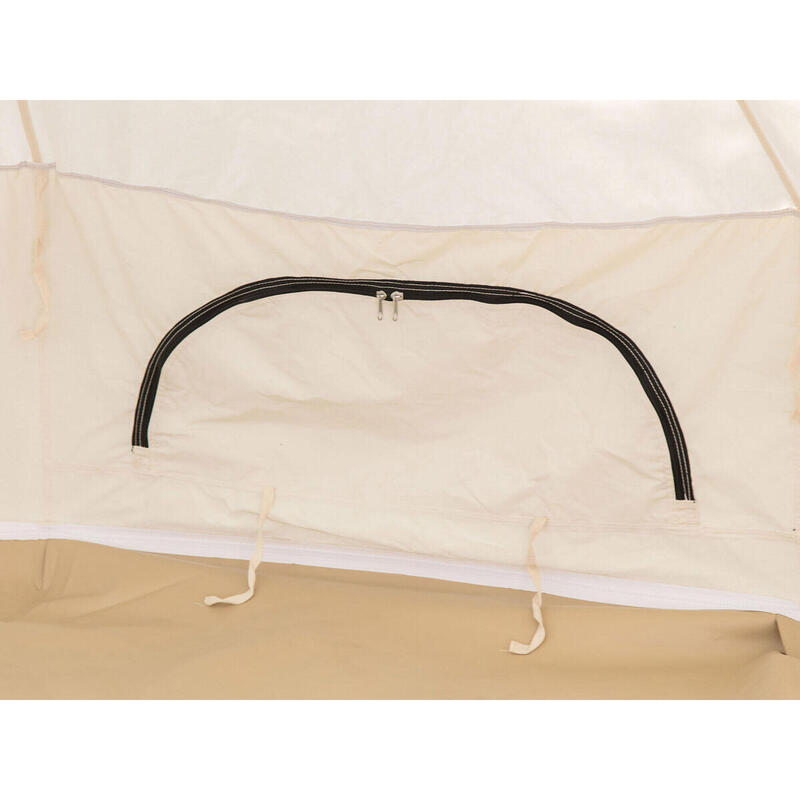 Tente Tipii 400 Canvas - tipi pour 8 pers 100% coton - 400x400x250 cm - Camping