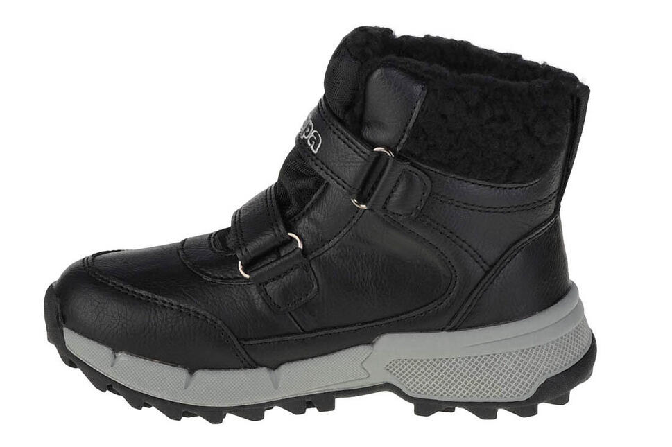 Buty Ocieplane Dziecięce Kappa Czarno-Szare 260906K-1116
