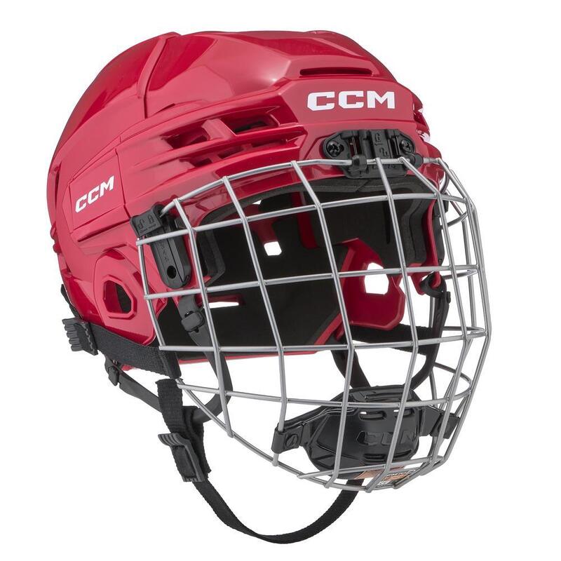 Eishockey-Helm Rot Junioren CCM 70 Combo