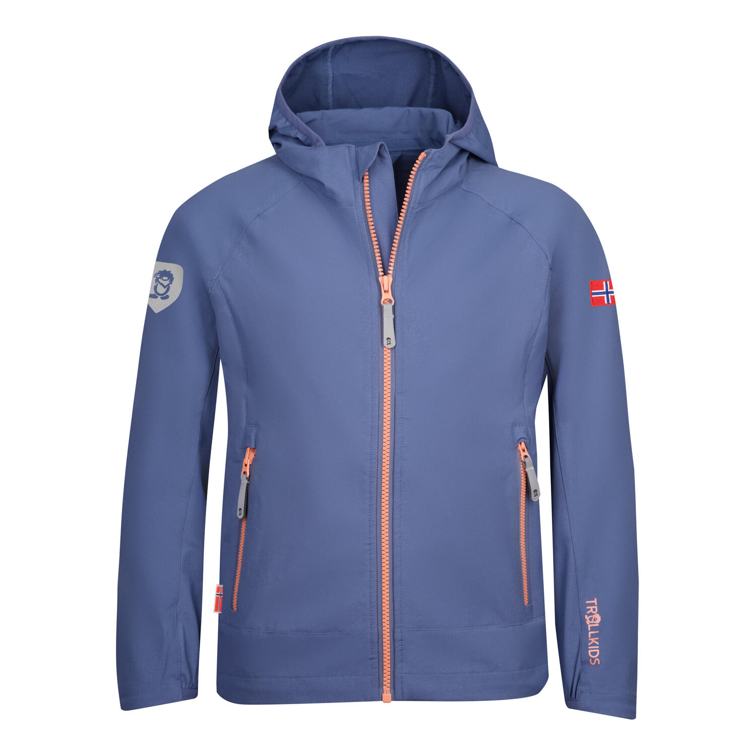 bleu fonce / rose corail
