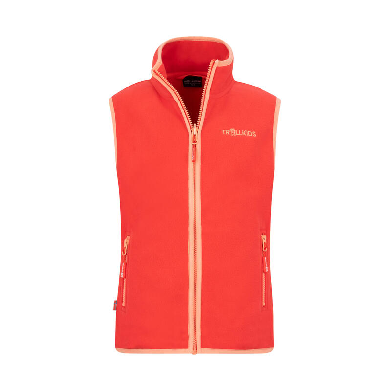 Gilet polaire Arendal rouge cerise/corail