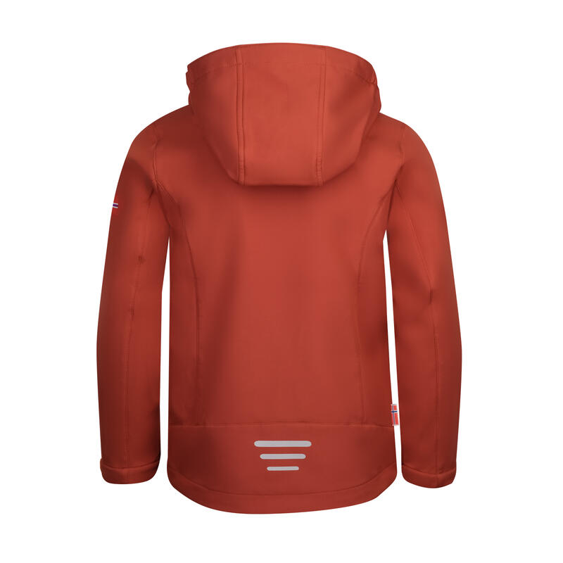 Softshell Jacke Preikestolen Dunkelorange/Hellorange