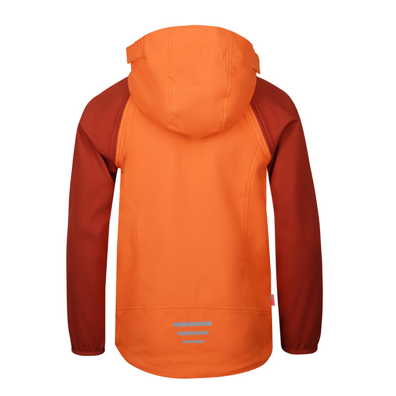 Kids Rondane Zip Off Jacket XT Hellorange/Rotbraun