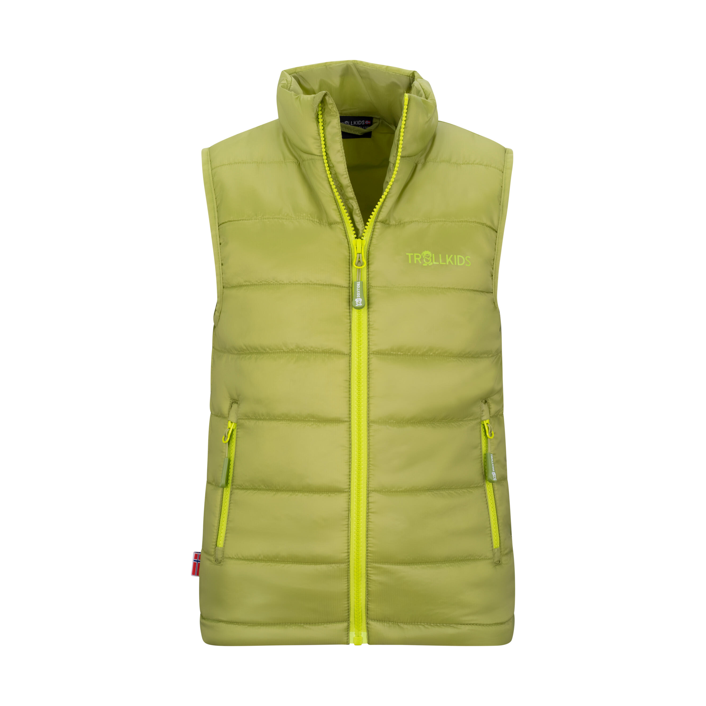 Trondheim lightweight polyfiber vest kiwi green/light green