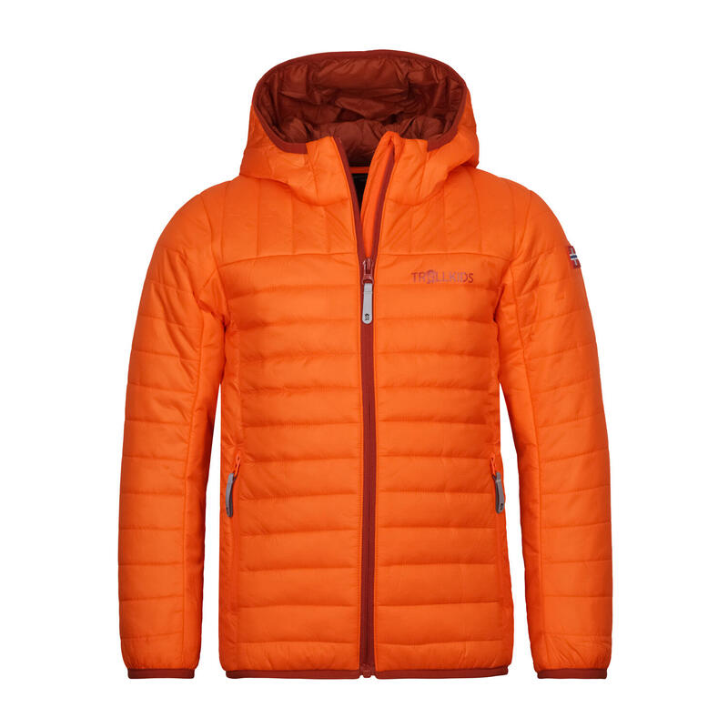 Enfants Eikefjord Jacket orange clair/marron rouge