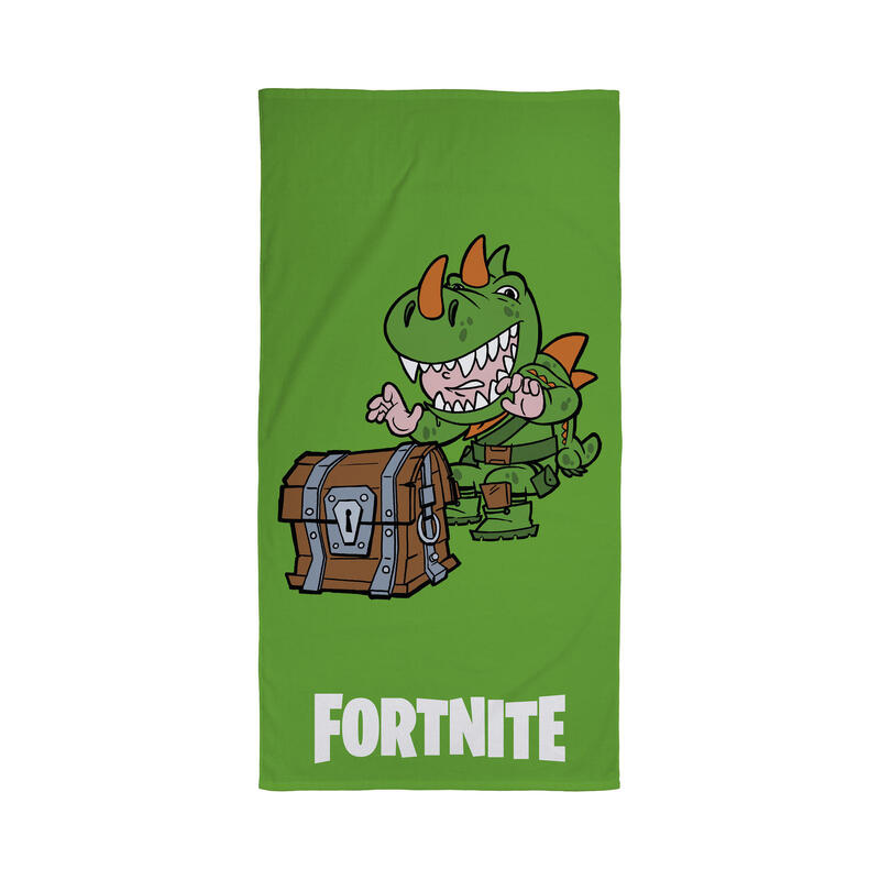 Fortnite Rex Strandhanddoek Groen