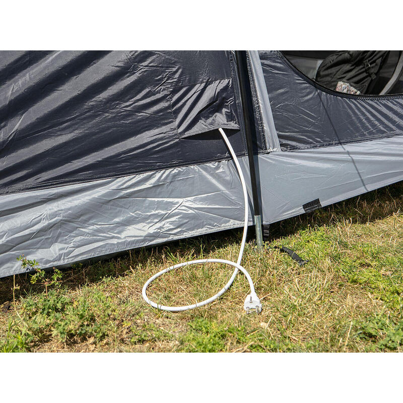 Tenda de campismo familiar túnel Gotland 4 pessoas - chão de tenda cosido