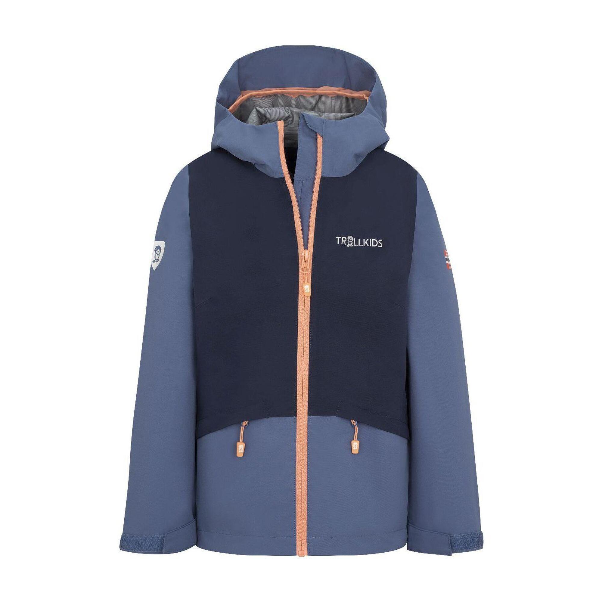 Giacca da bambino Gjende blu loto/blu navy