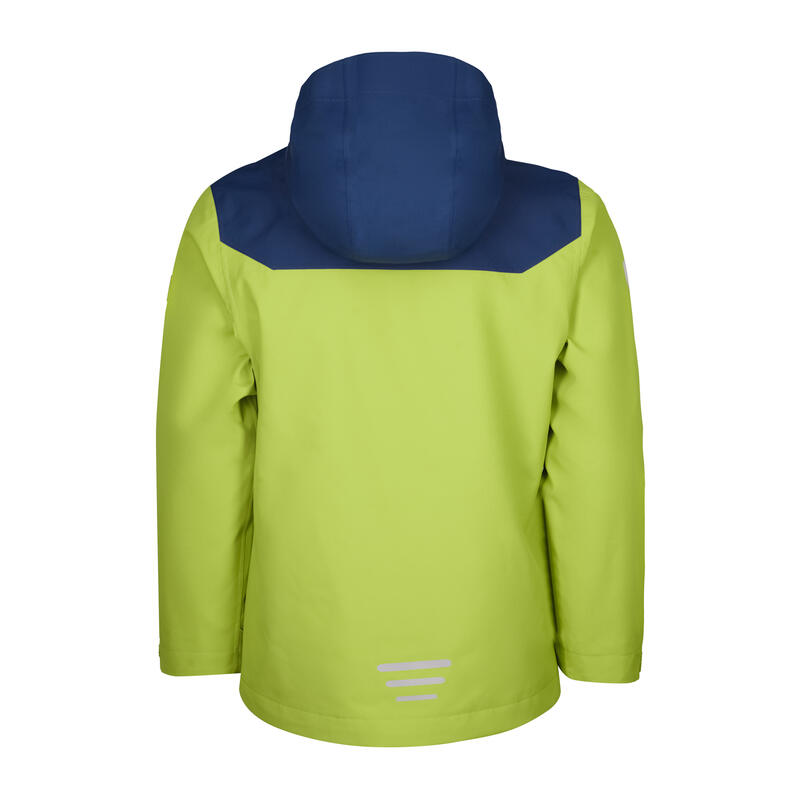 Kinder 3-in-1-Funktionsjacke Preikestolen Kiwigrün/Mystikblau