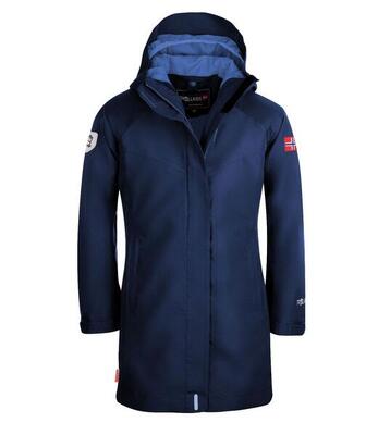 Mädchen Mjosa Regenjacke Marineblau/Dunkelblau