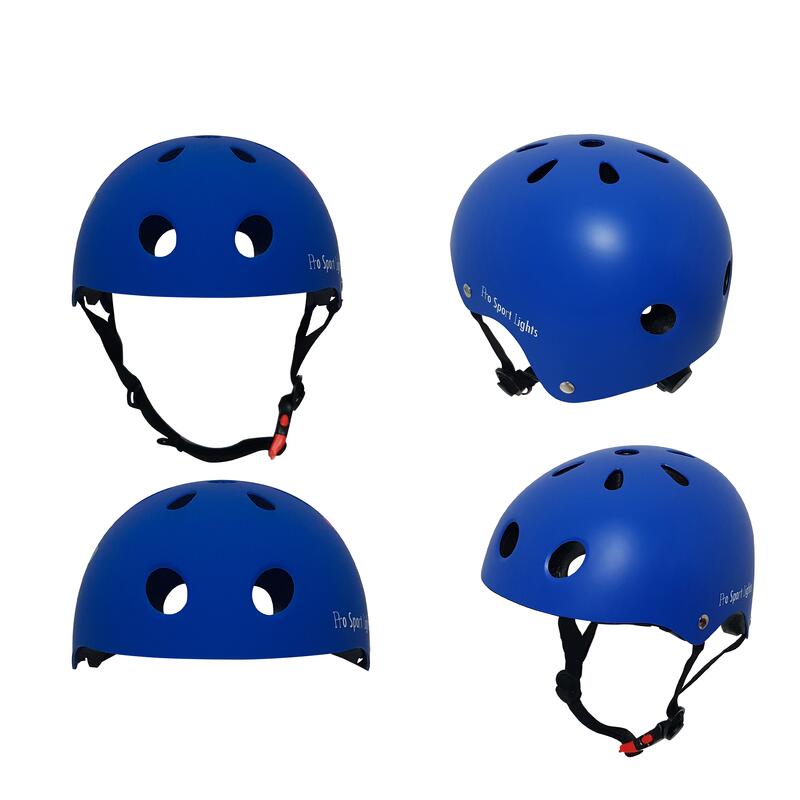 Casque de cyclisme pour enfants - Bleu Mat