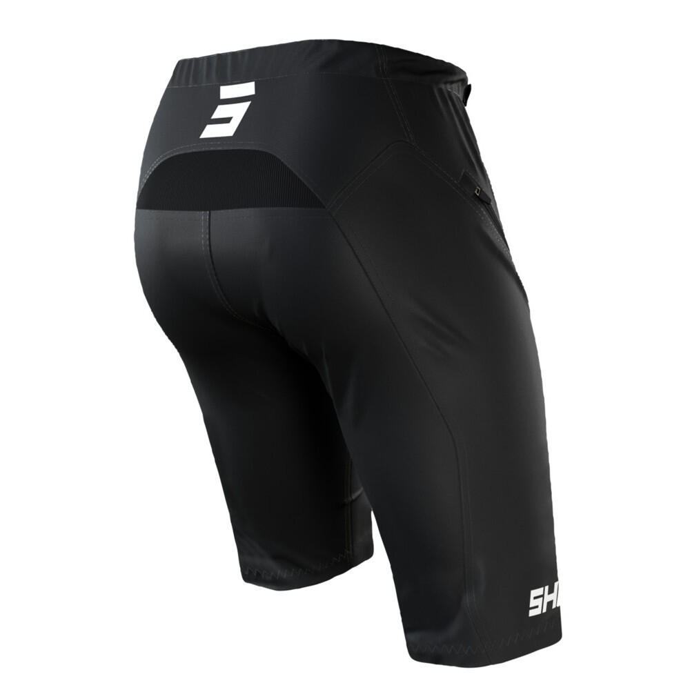 Pantalón Corto De Ciclismo Hombre Acolchado Neo Defender negro 3/4