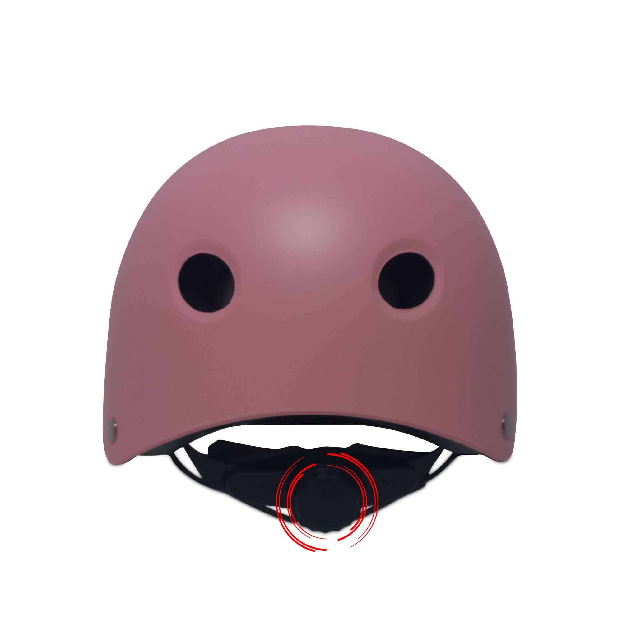 Casco da bambino per bici e skateboard - Rosa opaco S 3/7