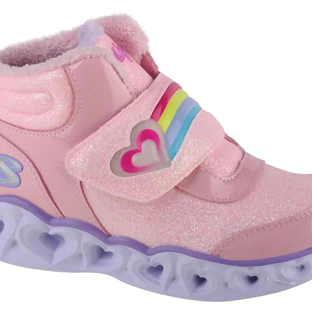 Winter boots for Girl Skechers Heart Lights - Brilliant Rainbow