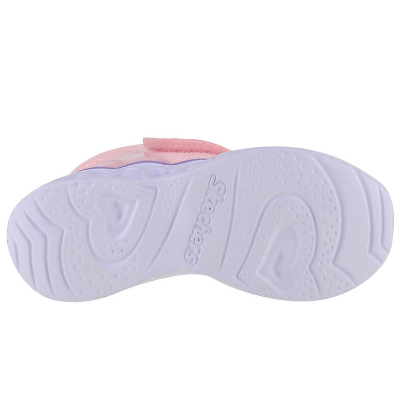 Ghete copii Skechers Heart Lights Brilliant, Roz
