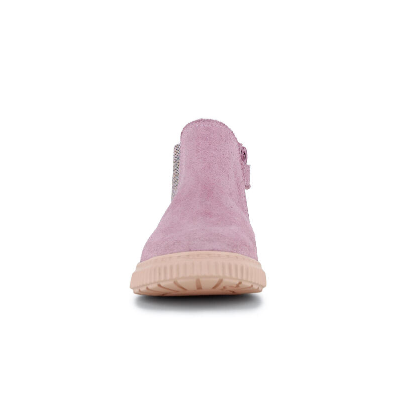 Botas desportivas de Couro de Menina em Rosa