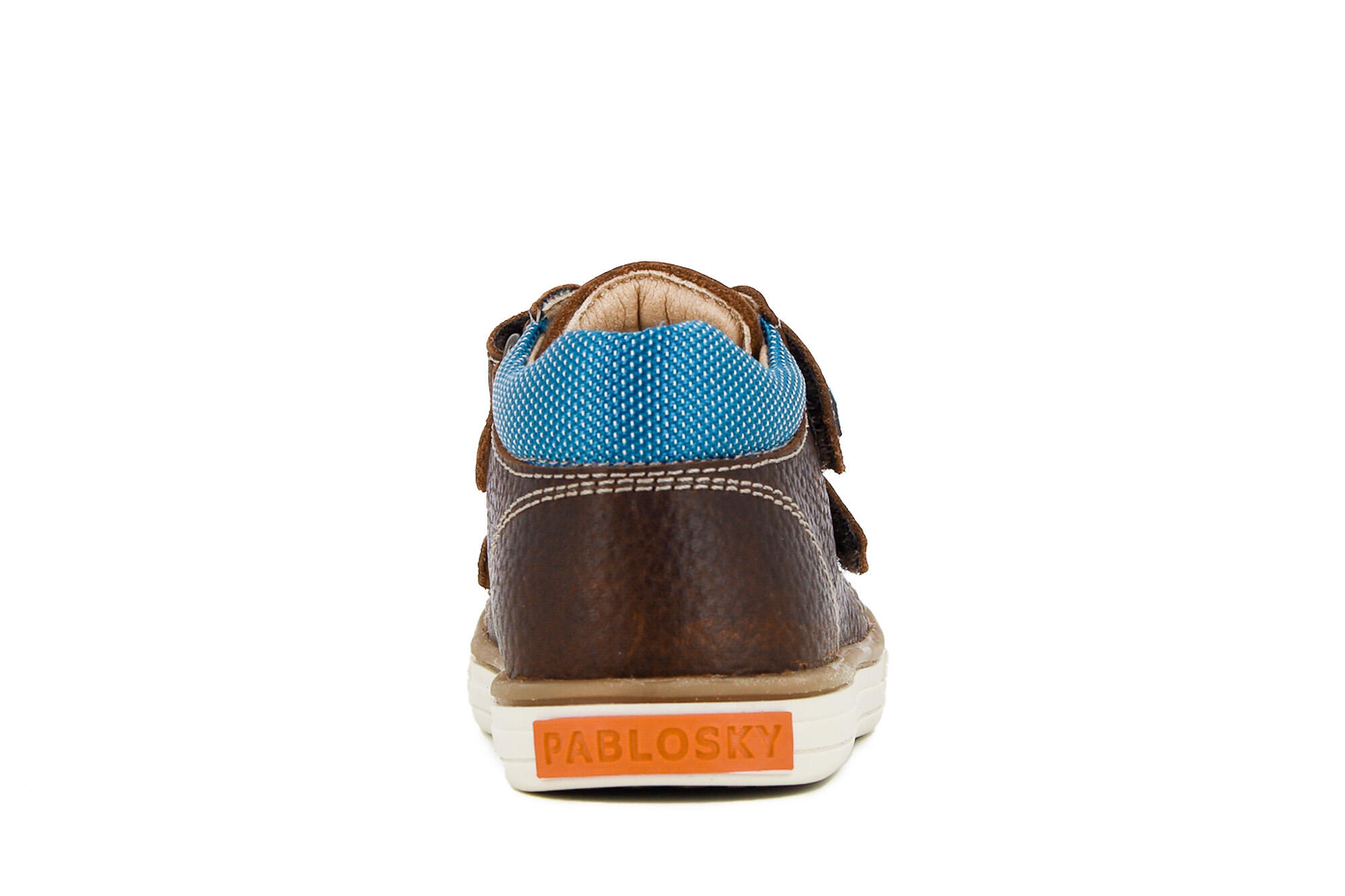 Botas desportivas de Couro de Bebé Menino em Marrom 3/6