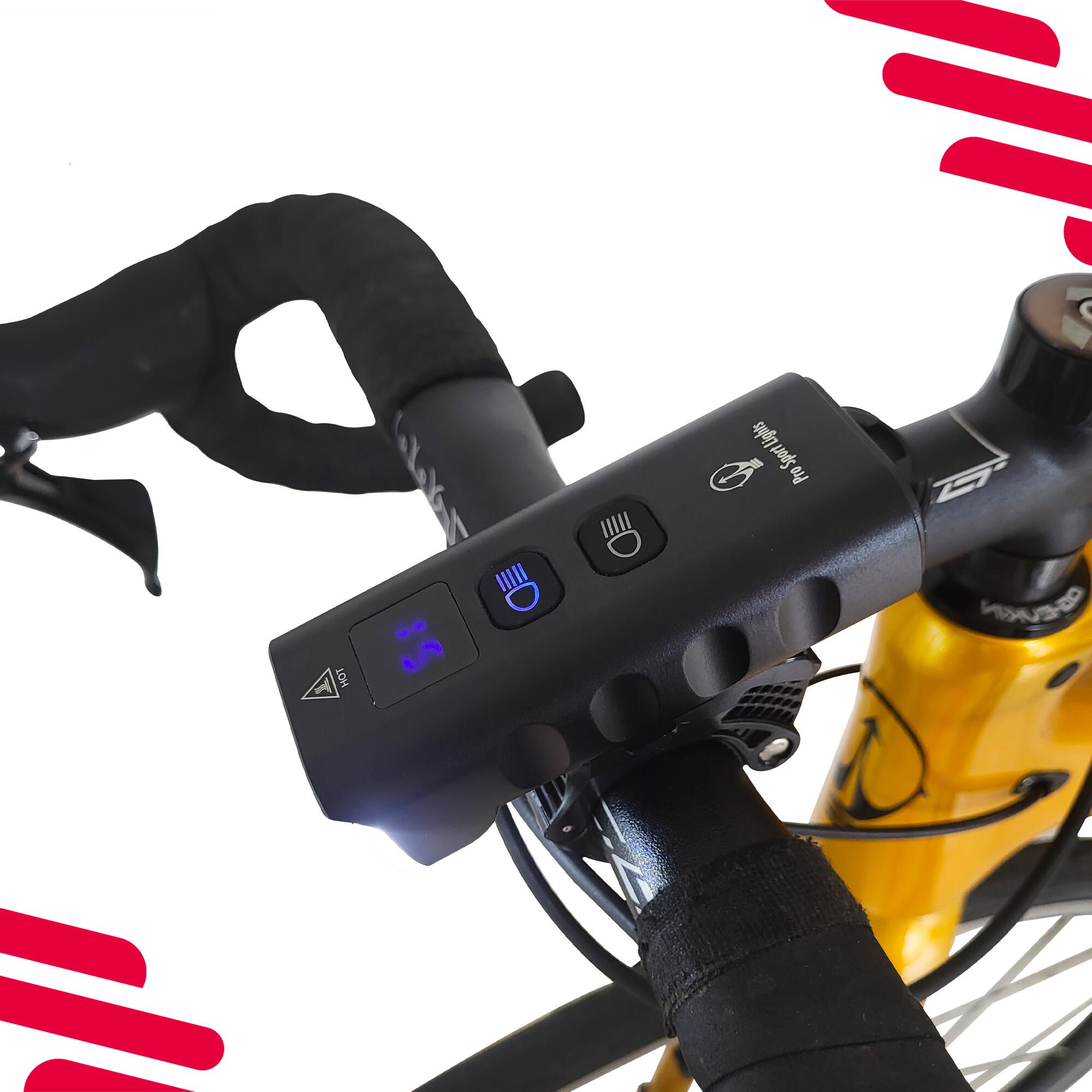 Pro Sport Lights Performance 1800 Lumen Luce per bici - Bici da corsa/MTB 4/8