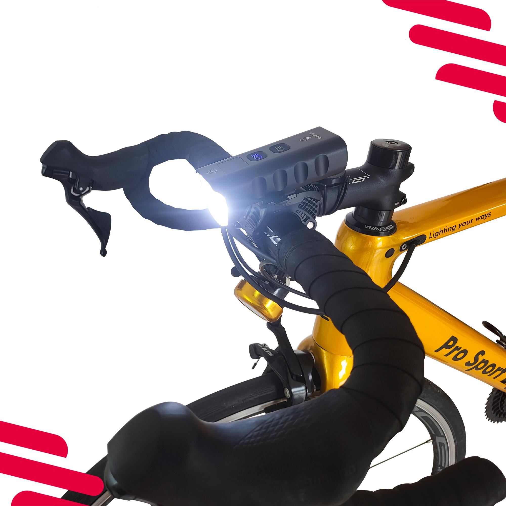 Pro Sport Lights Performance 1800 Lumen Luce per bici - Bici da corsa/MTB 3/8