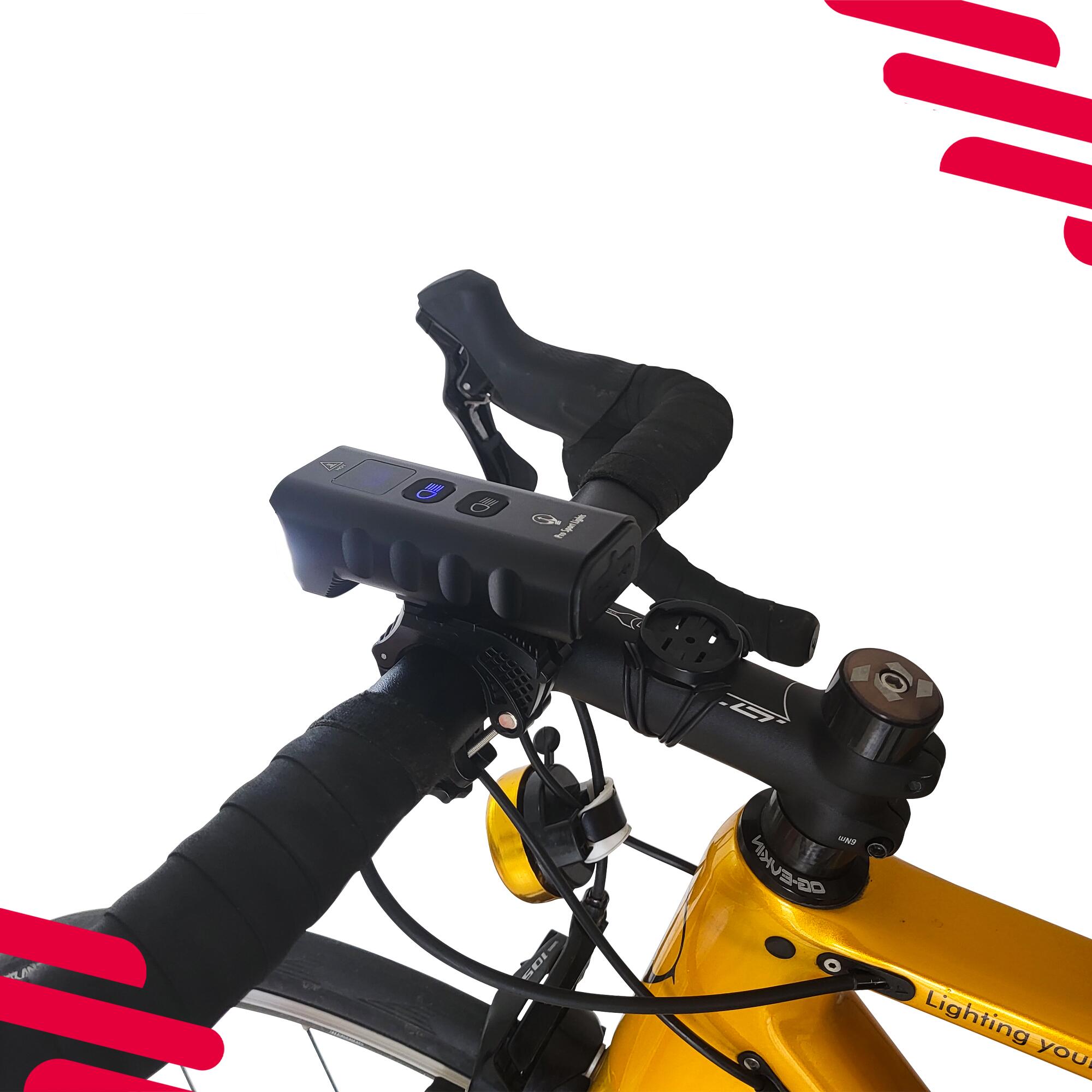 Pro Sport Lights Performance 1800 Lumen Luce per bici - Bici da corsa/MTB 2/8