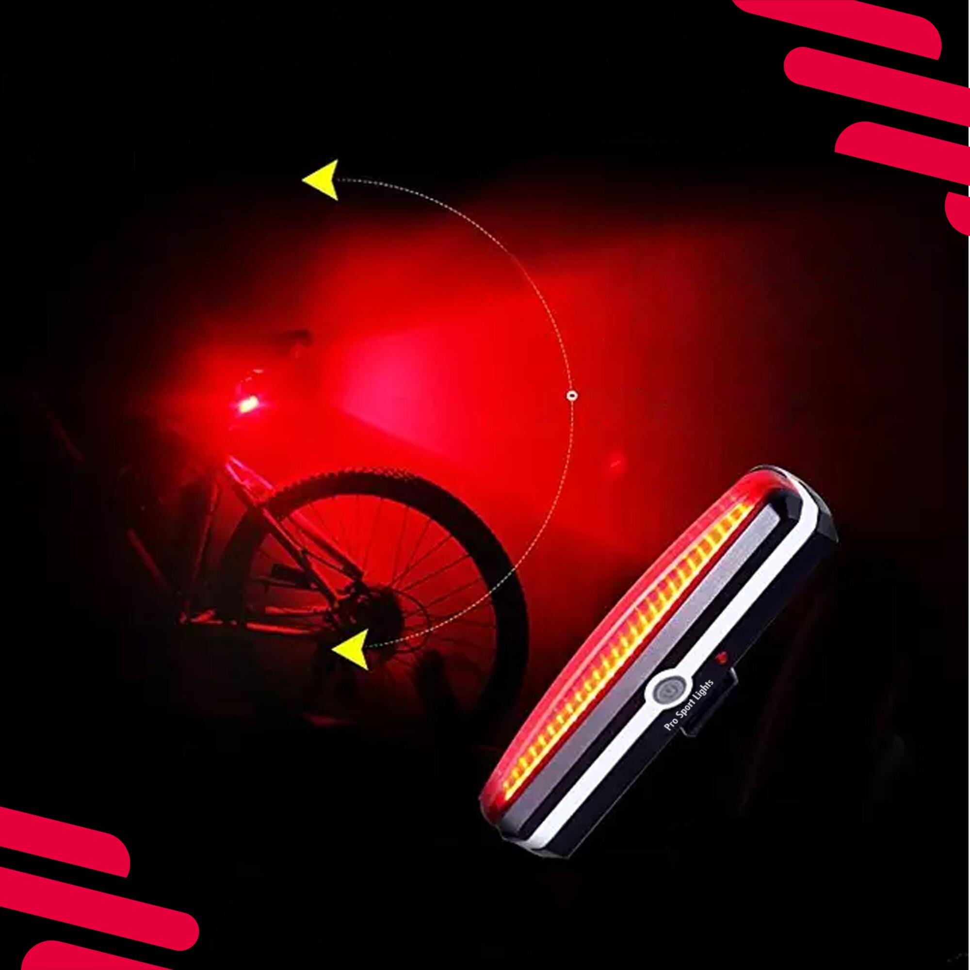 Fietsverlichting USB Oplaadbaar - 1300 & 120 Lumen - Racefiets 4/5