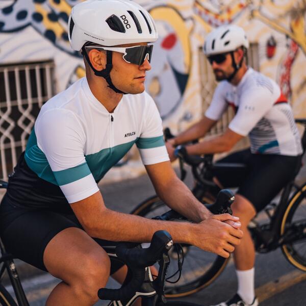Maillot de Ciclismo Manga Corta Verano Hombre Atelcic AERO T13 Verde