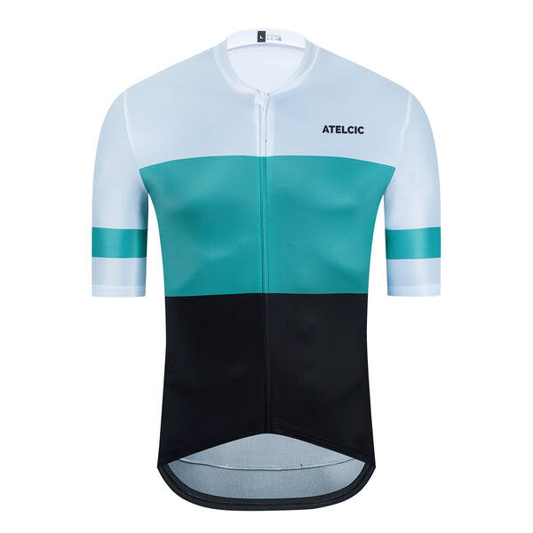 Maillot de Ciclismo Manga Corta Verano Hombre Atelcic AERO T13 Verde