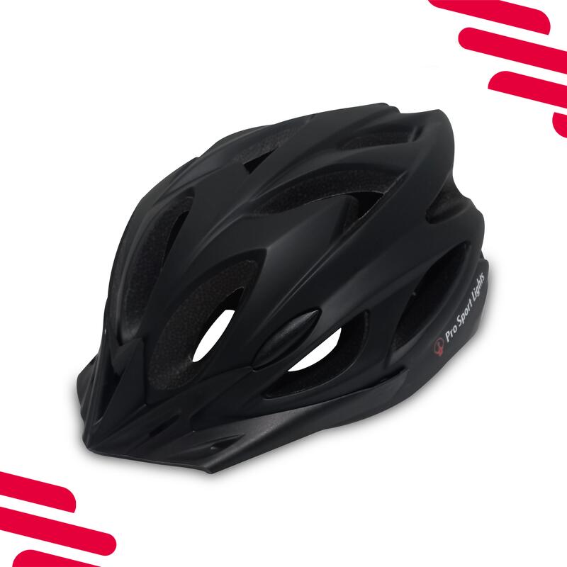 Casque de cyclisme - Noir mat - Hommes/Femmes