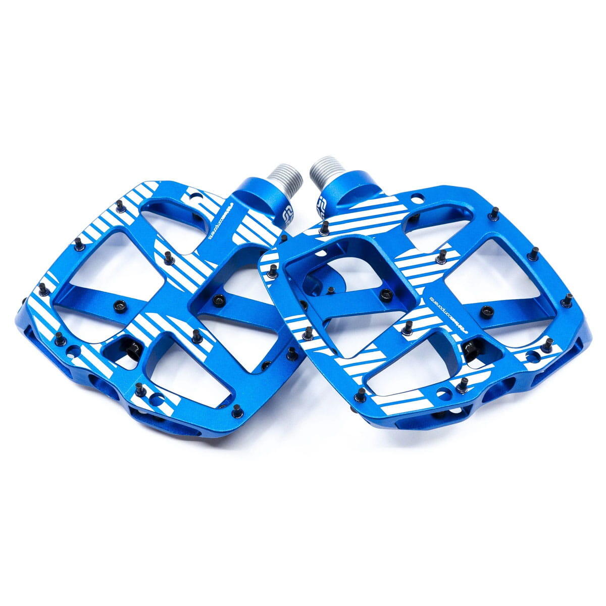 E.THIRTEEN Plus platte pedalen - Blauw