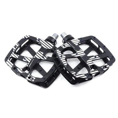 Plus platte pedalen - zwart