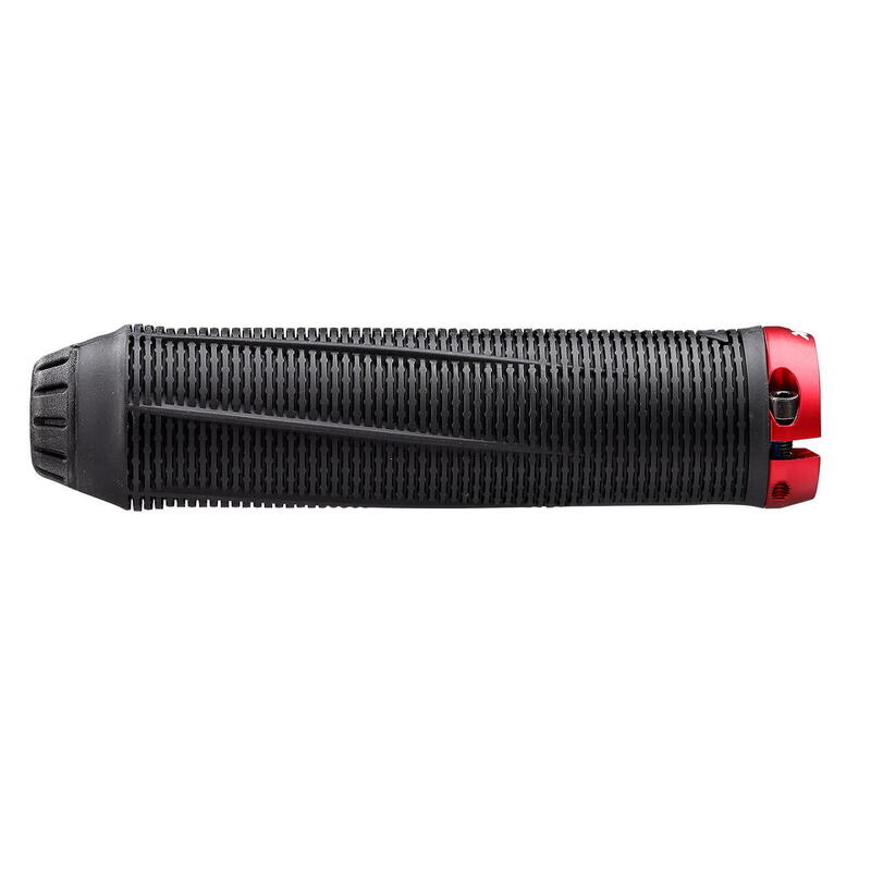 Spike 33 Lock On Grips - Noir/Rouge