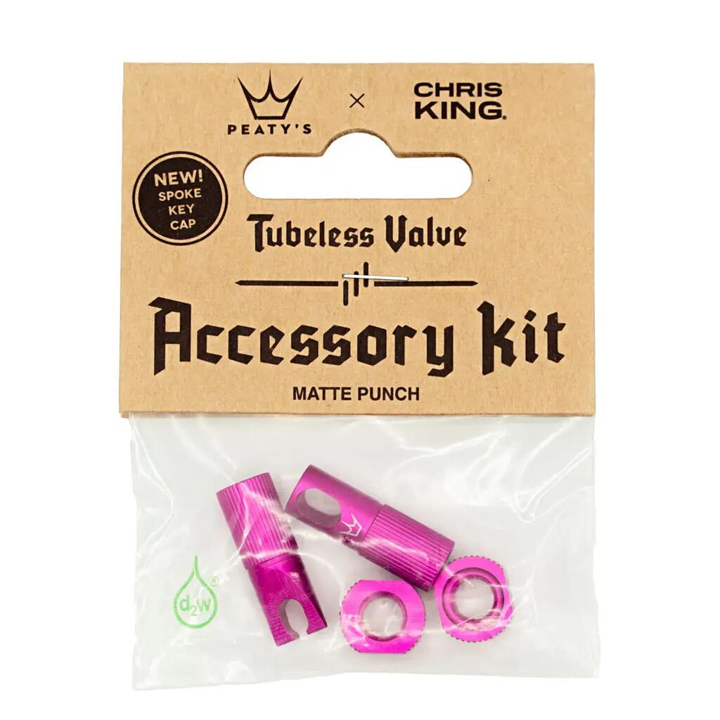Peatys x Chris King (MK2) Tubeless Valves Accessory Kit - Punch