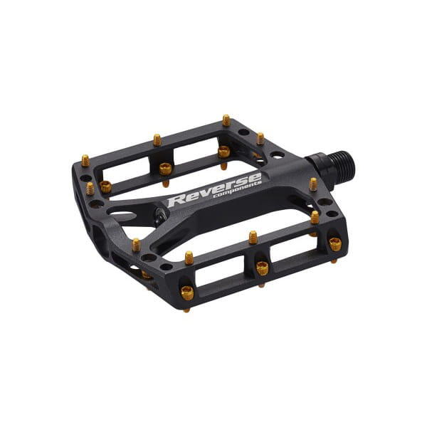 Reverse - Pédales À Plateforme One Noires - Broches Dorées - Pédale - Noir - Taille Unique - Decathlon