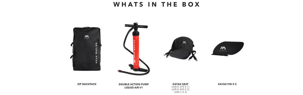 KAYAK TOMAHAWK AIR-K 1 PERSONNE 2022 - AQUAMARINA - 7/7