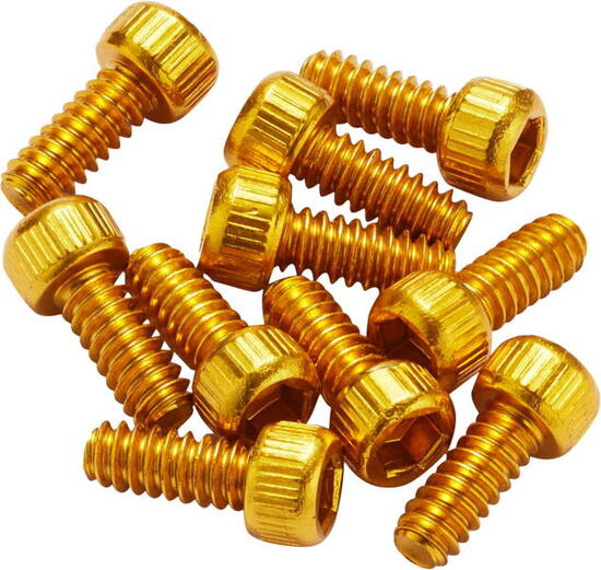 Ersatz Pins für Black ONE / Escape Pro Pedal 10 Stück - gold