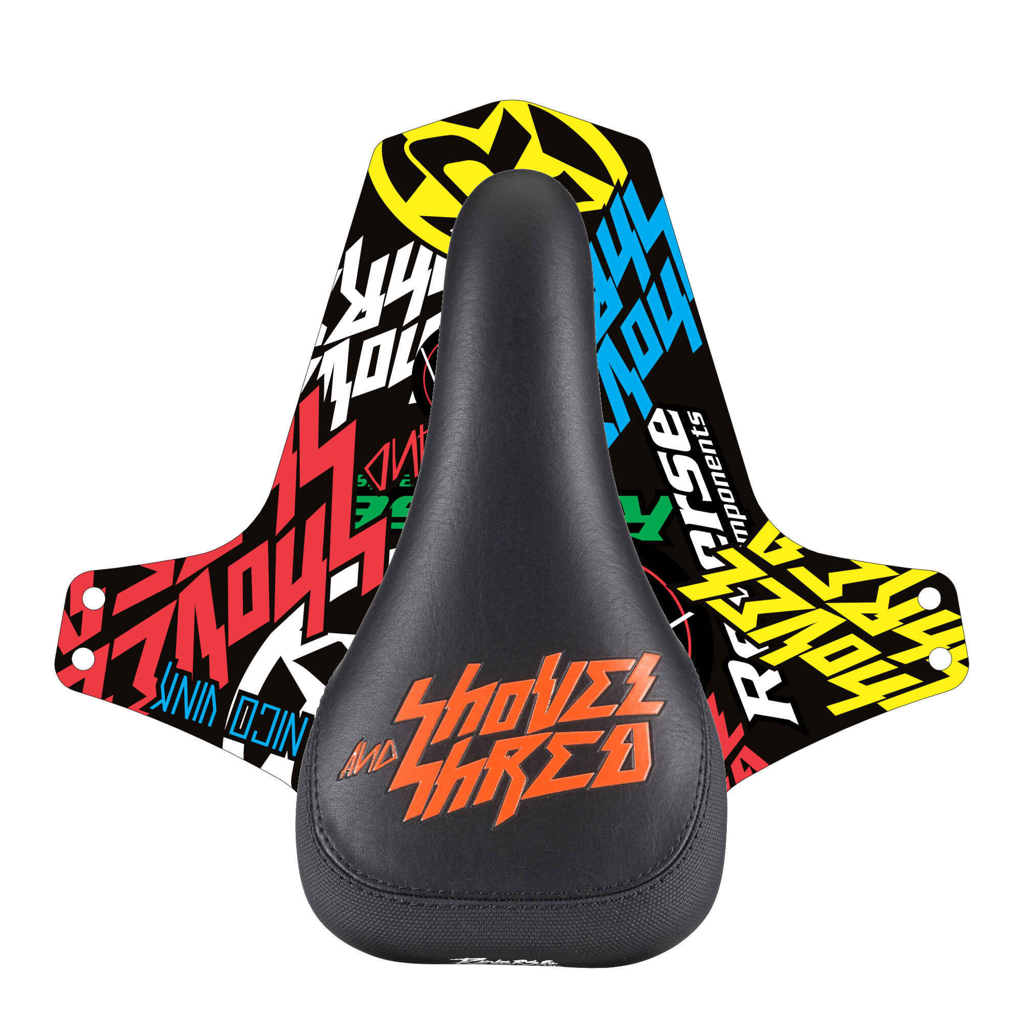 REVERSE Selle Shovel & Shred - Noir/Orange