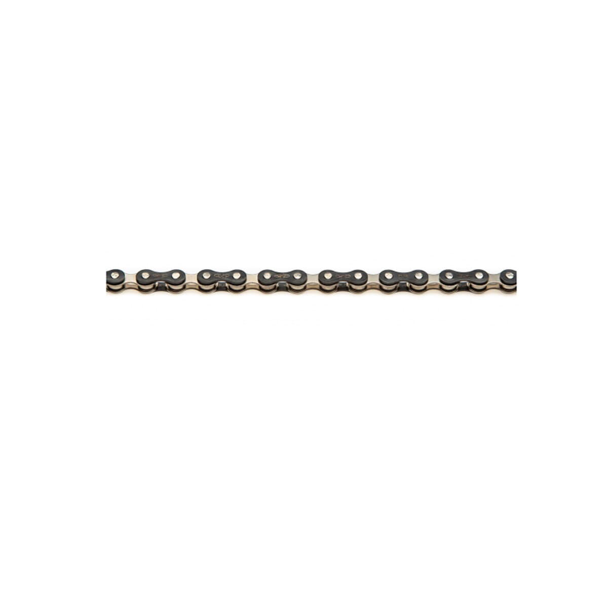 410 C JB/S 5-6 Fach Fahrradkette - Jet Black / Silber 2/2