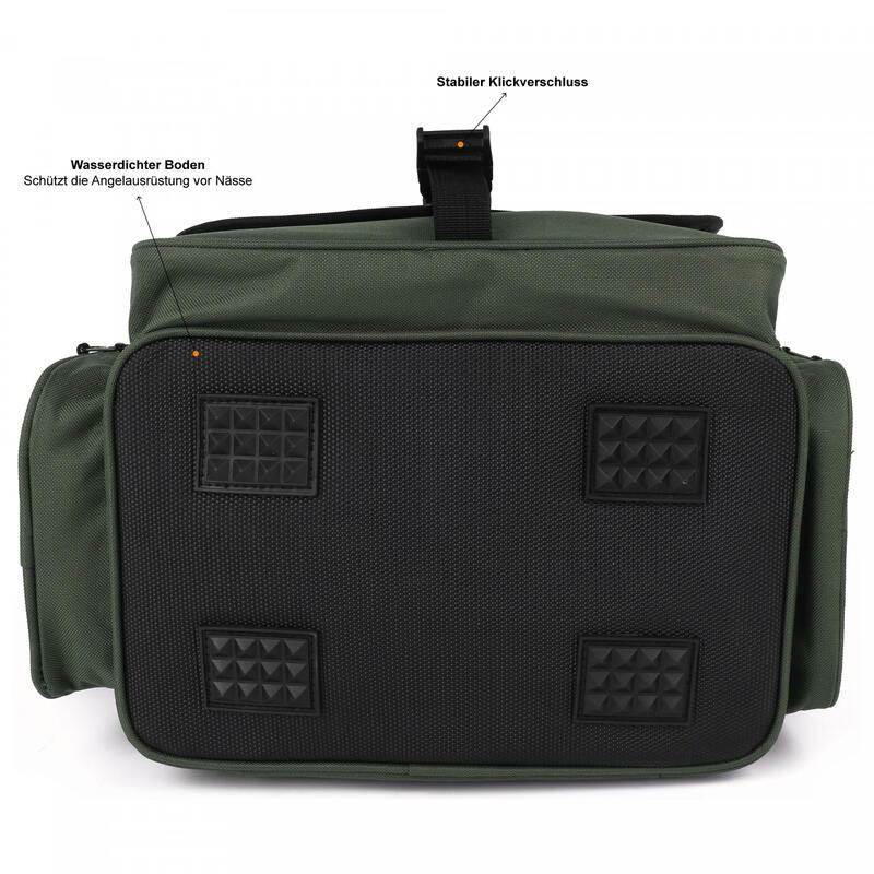 Angeltasche mit Boxen als System Bag Forellentasche  35x22x20cm