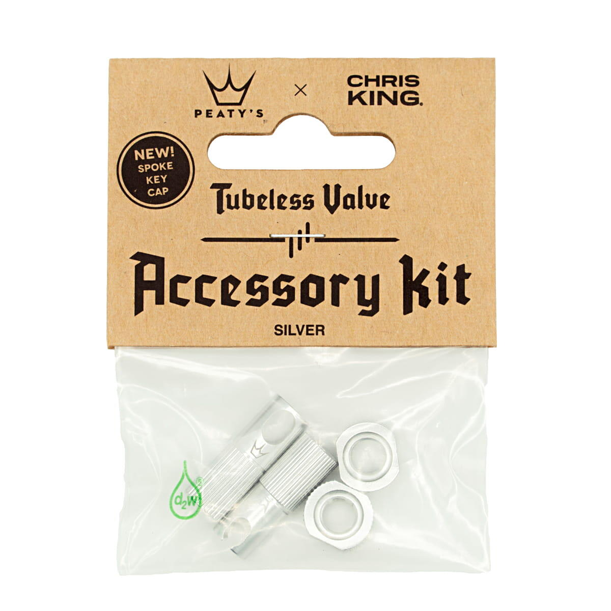Ventiel Accessoires Set - Zilver 1/2