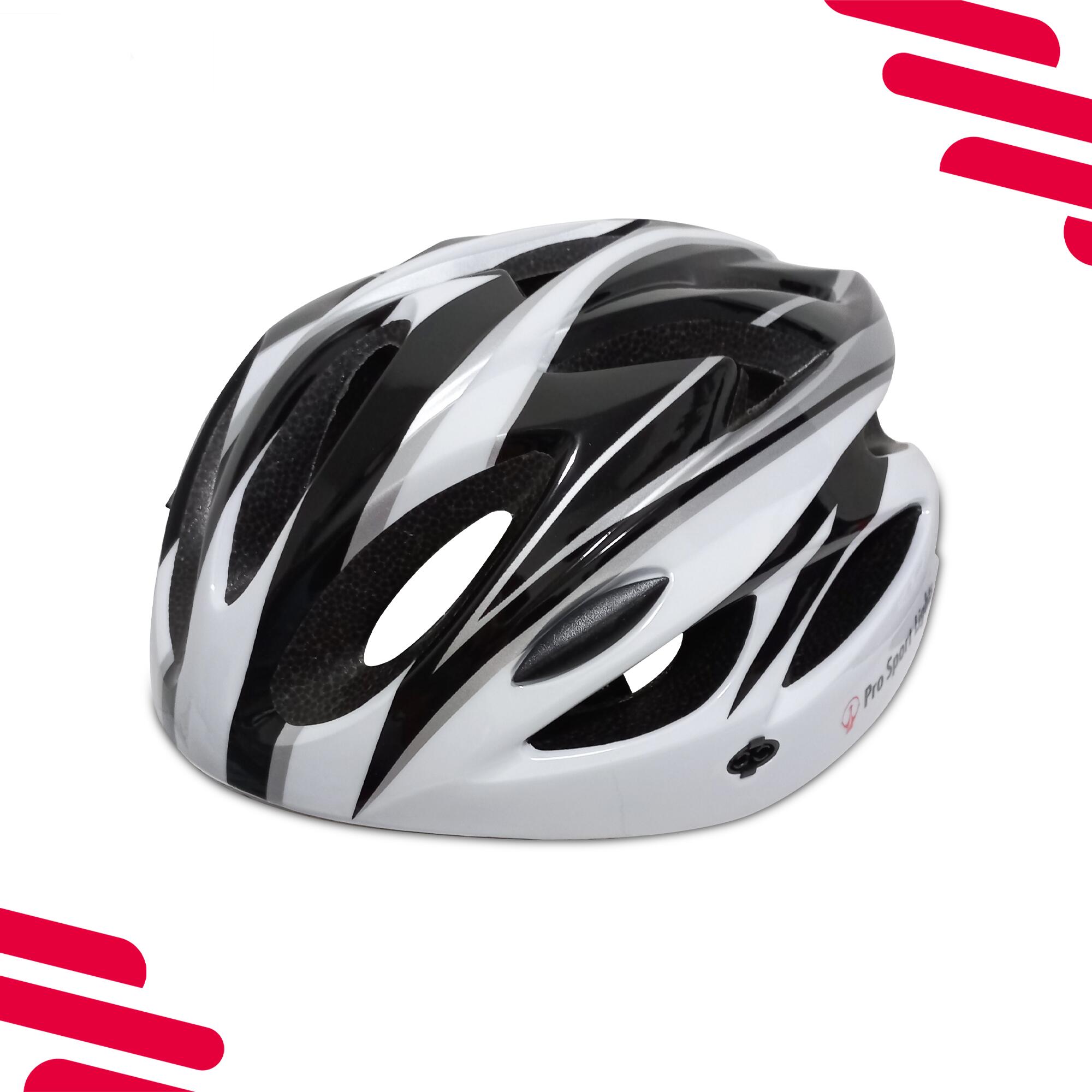 Fietshelm Volwassenen - Heren/Dames - Fietshelmen Zwart/Wit 2/5