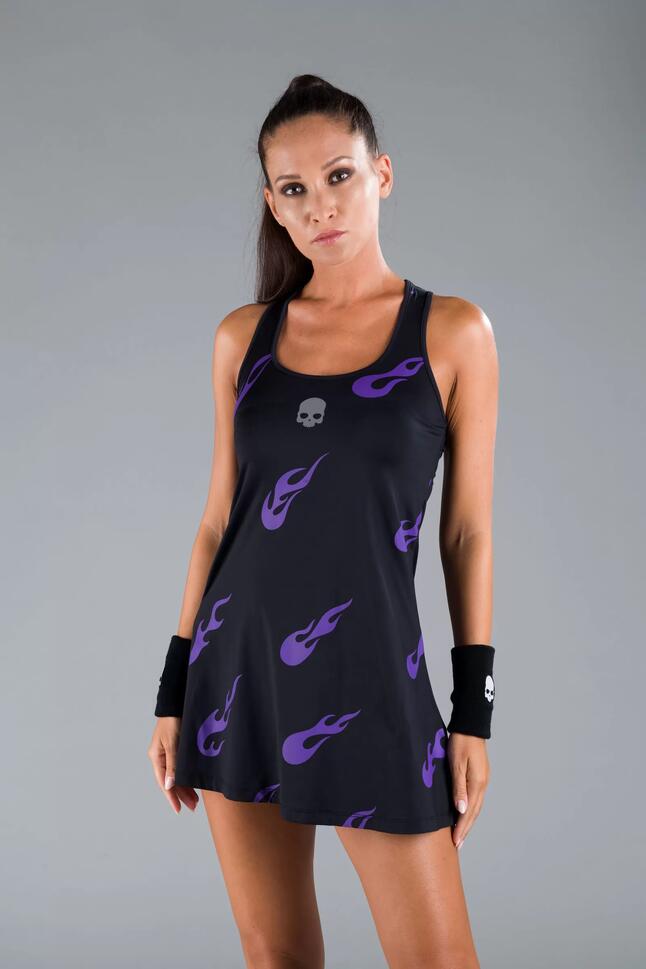 Sukienka tenisowa damska Hydrogen Flames Dress