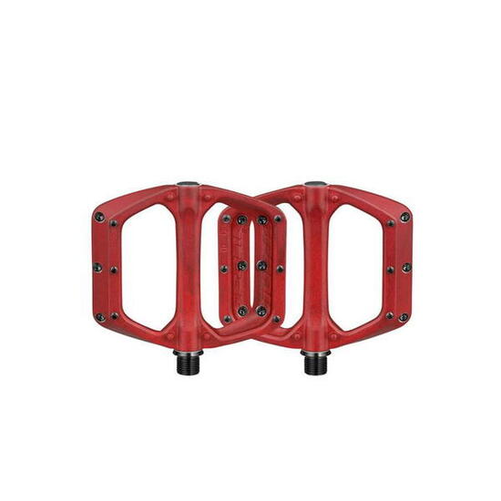 Pedali Flat Spoon DC - Rosso