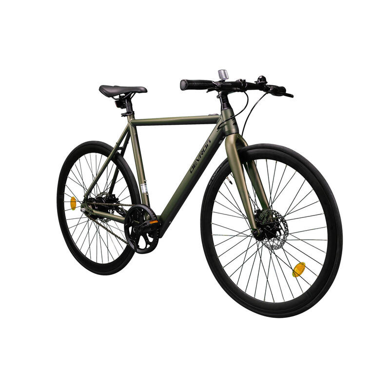 Bicicleta Electrica Devron 28165 Fixie - 28 Inch, XL, Verde