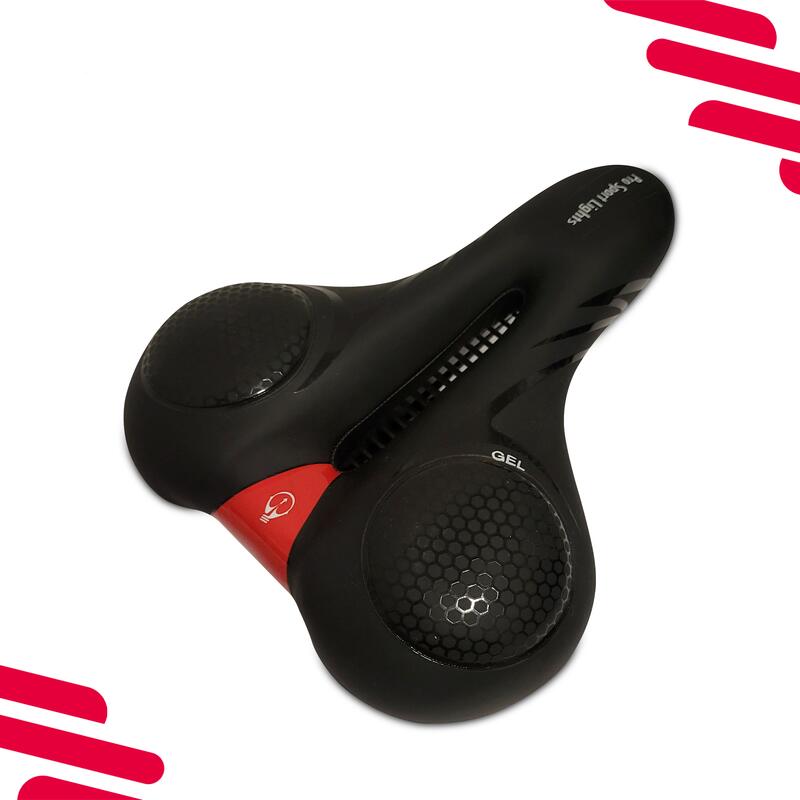 Selle de vélo Premium Royal Gel - Pro Sport Lights Confort Cruiser Drifter