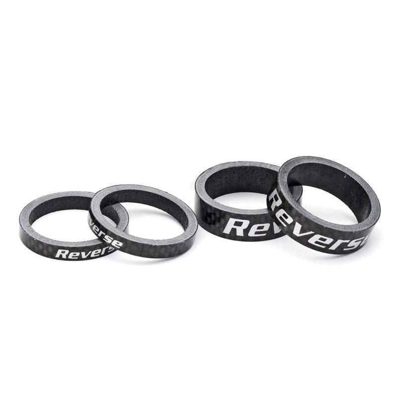 REVERSE Spacer Set Carbon 1 1/8