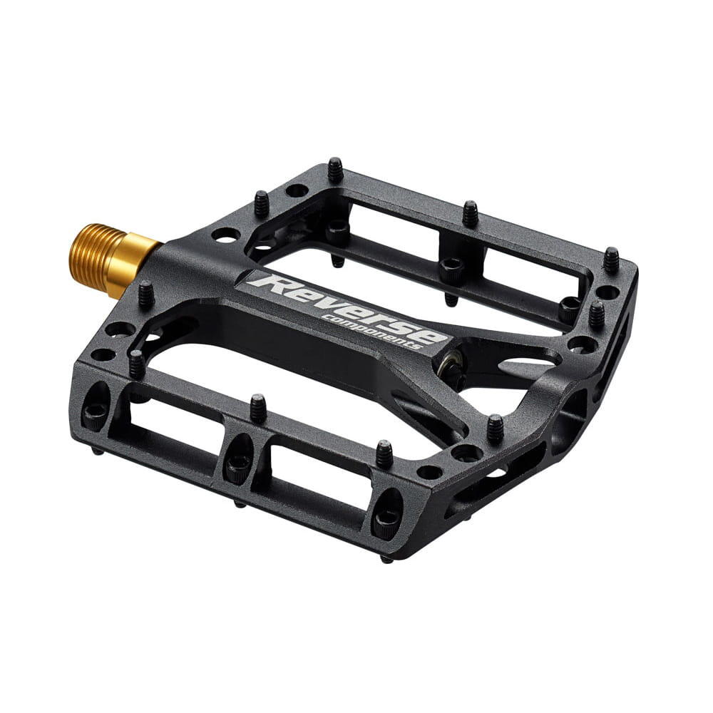 REVERSE REVERSE Paire de pédales plates Black ONE Titanium noir - NOIR