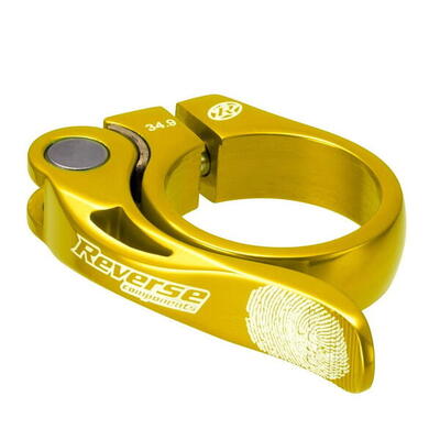 Long Life Sattelklemme 34.9mm - gold